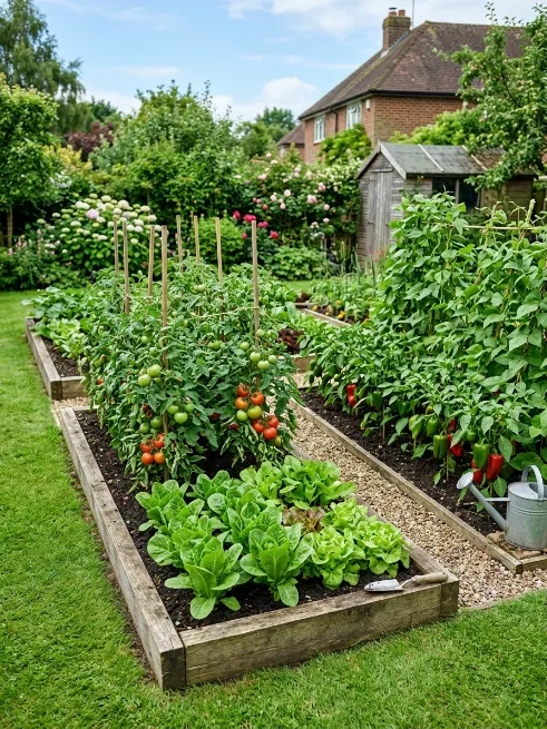 A small vegetable patch