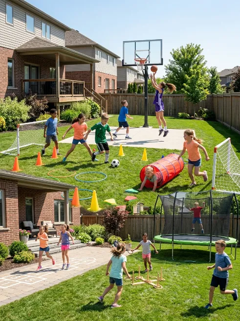 Active games and sports setups