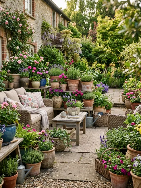 Add container gardens