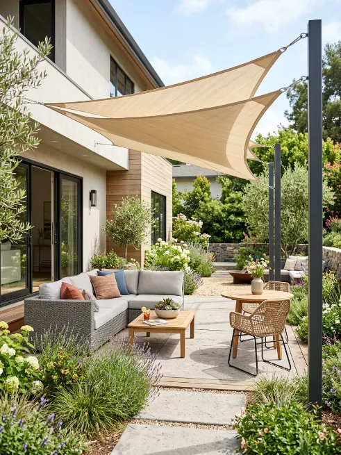 Add shade sails