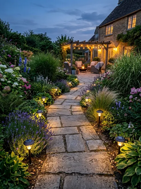 Add solar path lights