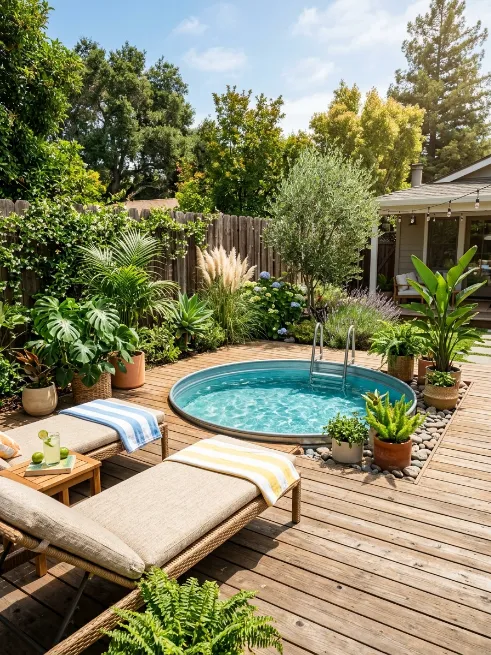 Add a cold plunge or small pool