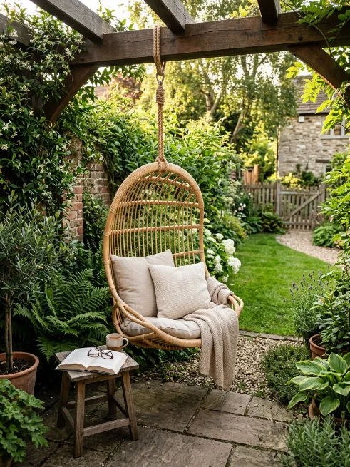 Add a hammock or swing chair