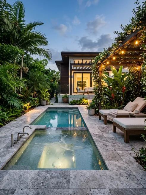 Add a hot tub or plunge pool