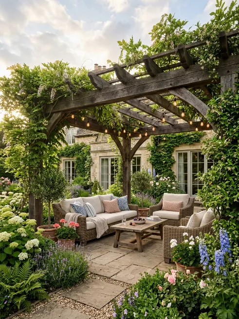 Add a pergola for instant shade