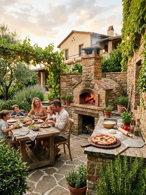 Add a pizza oven