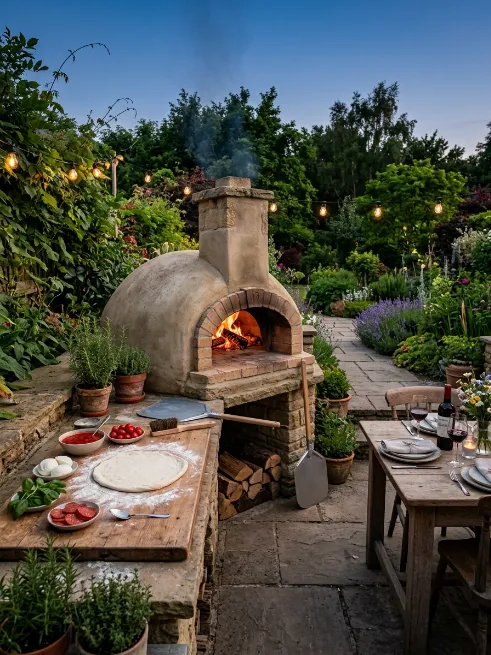 Add a pizza oven