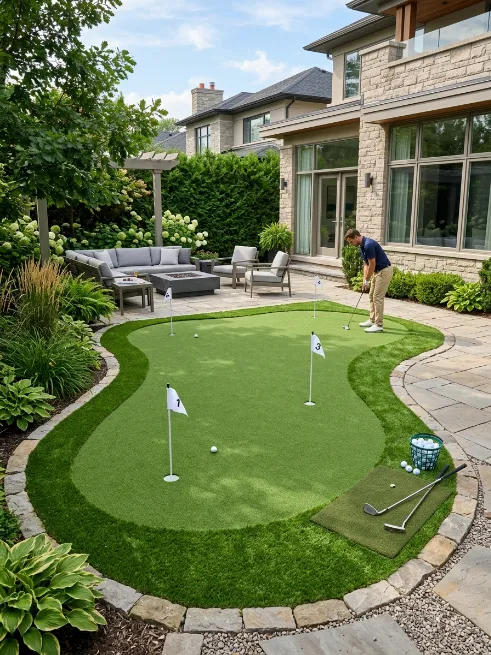 Add a putting green