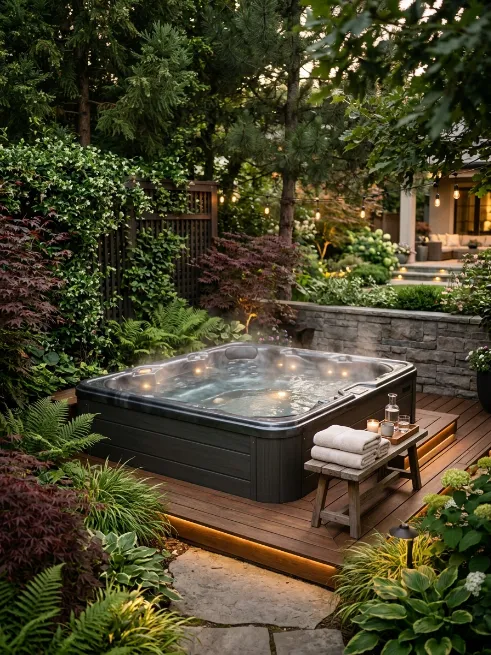 Add a spa or hot tub