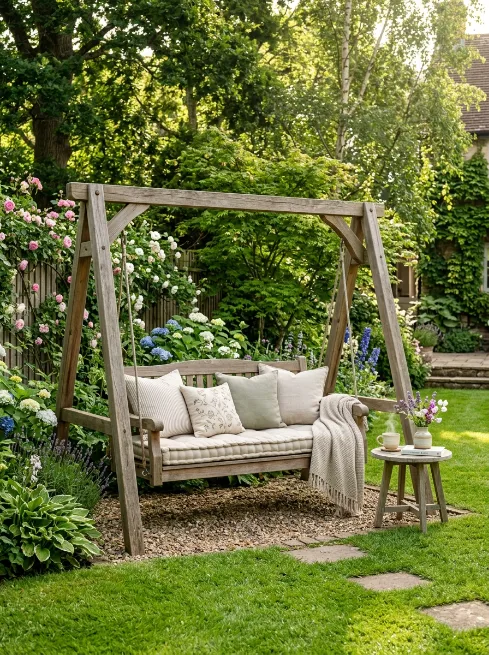 Add a swing bench