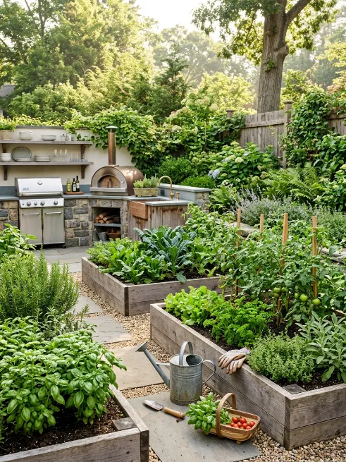 Add a vegetable or herb garden