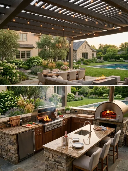 Add an outdoor kitchen for real entertaining
