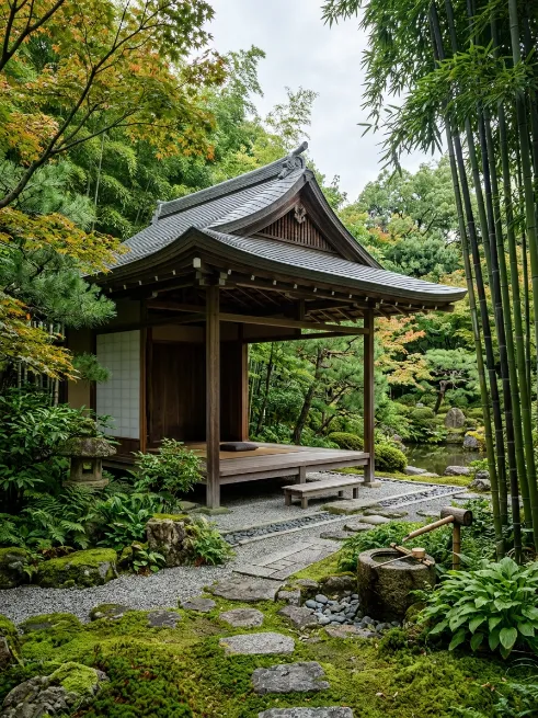 Asian inspired pavilion