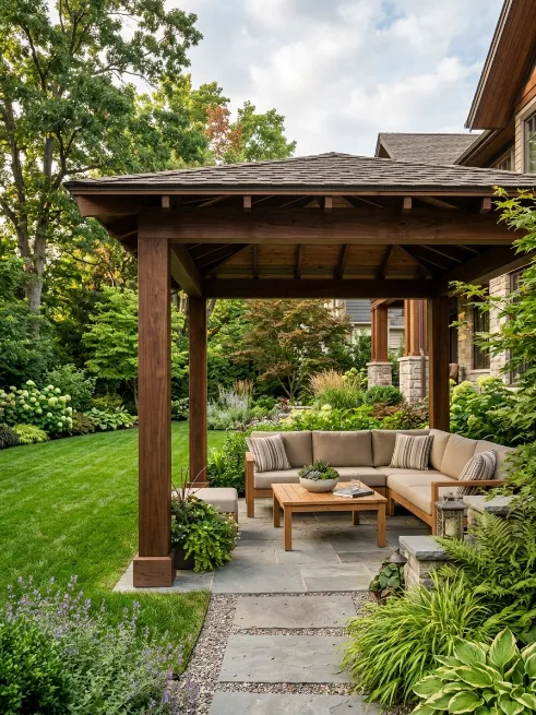 Basic post and beam frame