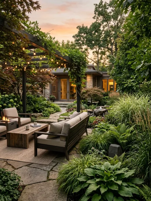 Bluetooth speaker hidden in the garden