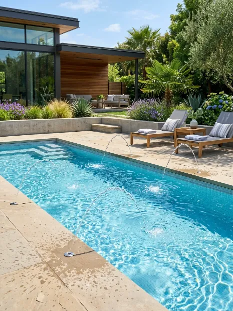 Bubbling deck jets