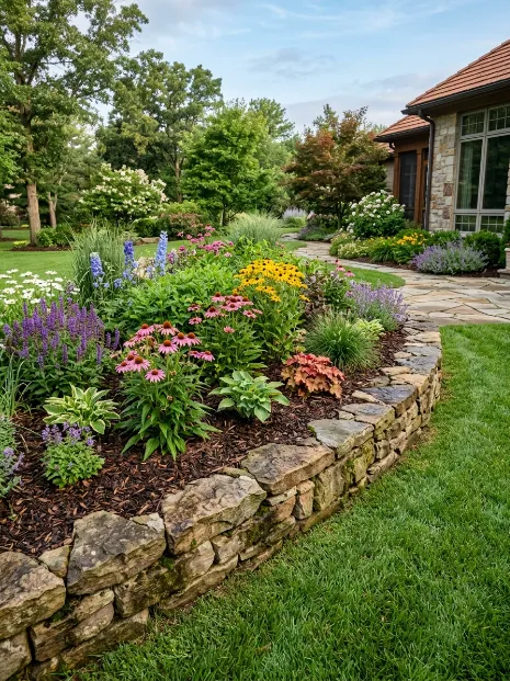Build a raised flower bed
