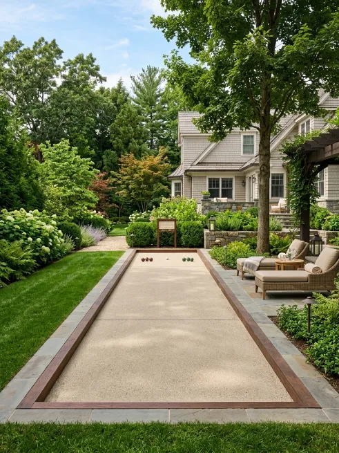 Build a bocce ball court