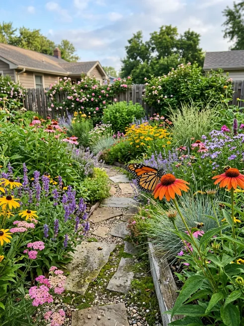 Build a butterfly or pollinator garden