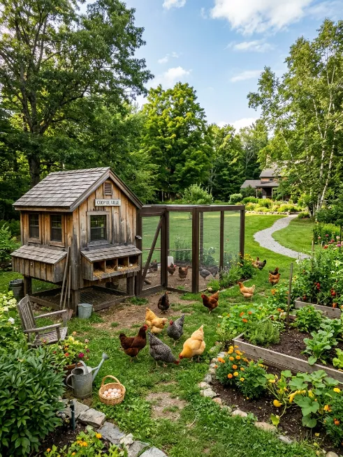 Build a chicken coop or small animal pen