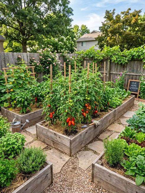 Build a raised vegetable bed