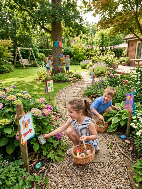 Build a scavenger hunt trail