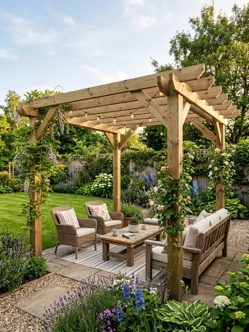 Build a simple diy pergola