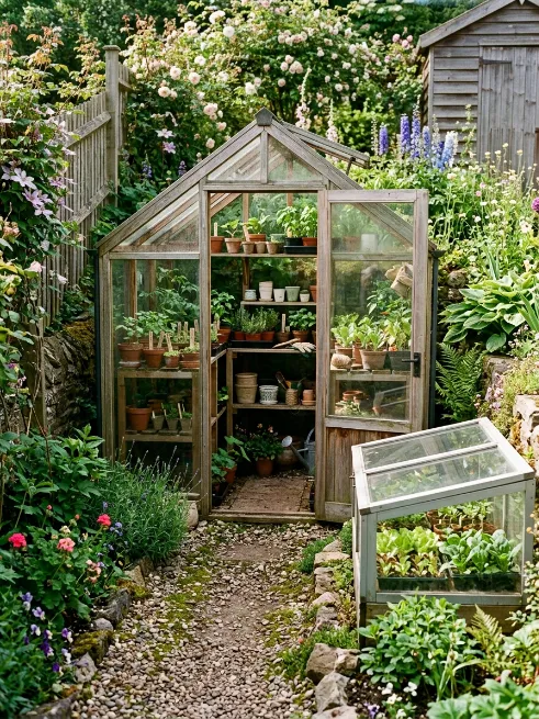 Build a small greenhouse or cold frame