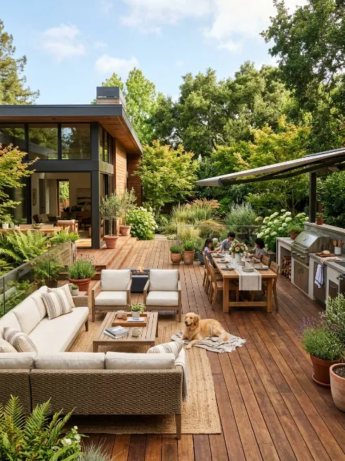 Build a wooden deck
