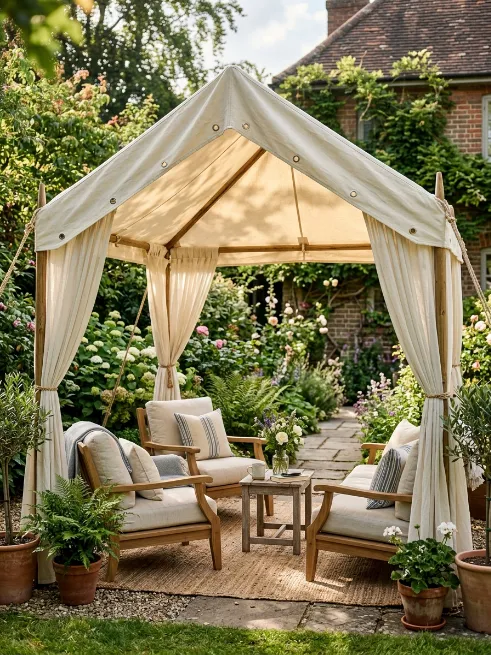 Canvas canopy tents