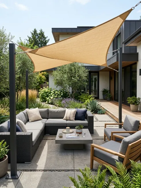 Canvas shade sail