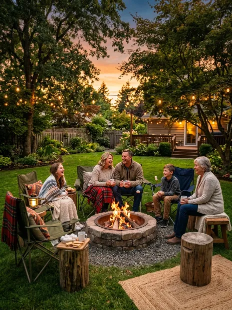 Create a cozy seating circle