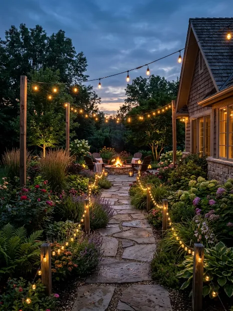 Create a lighted path