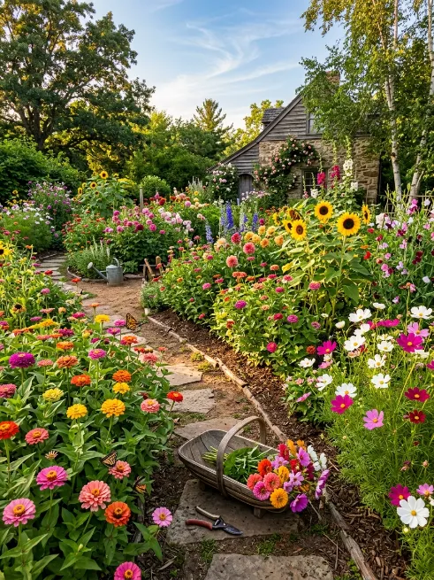 Create a cut flower garden