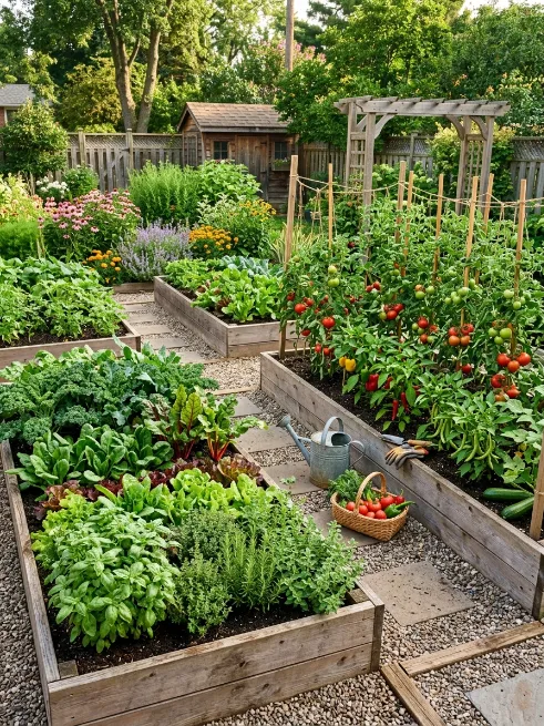 Create a vegetable garden
