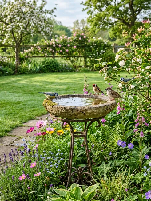 Diy bird bath