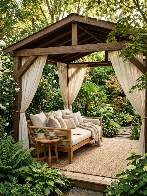 Daybed pavilion