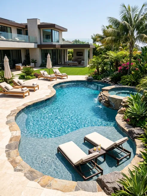Design a custom swimming pool