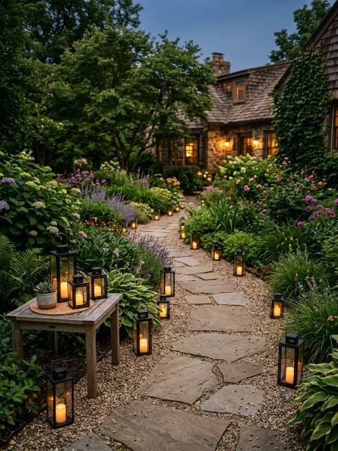 Dollar store lanterns