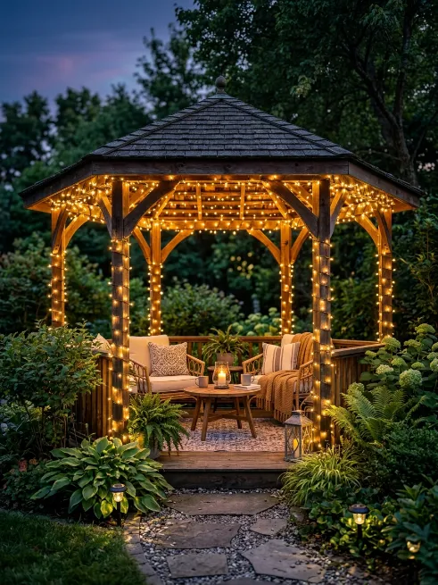 Fill a gazebo with light
