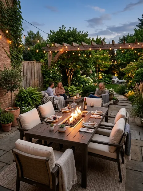 Fire pit table