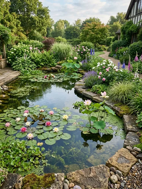 Fish free garden pond