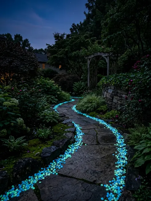 Glow in the dark rocks or pebbles