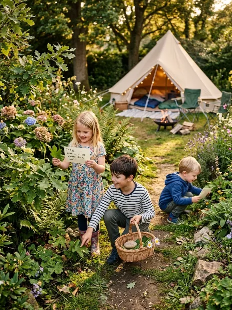 Go on a backyard scavenger hunt