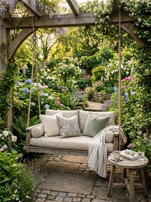 Hang a swing bench