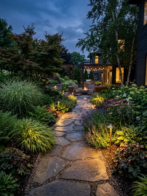 Install pathway lighting