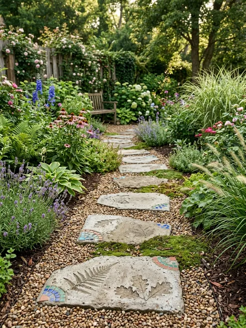Install stepping stones you make yourself