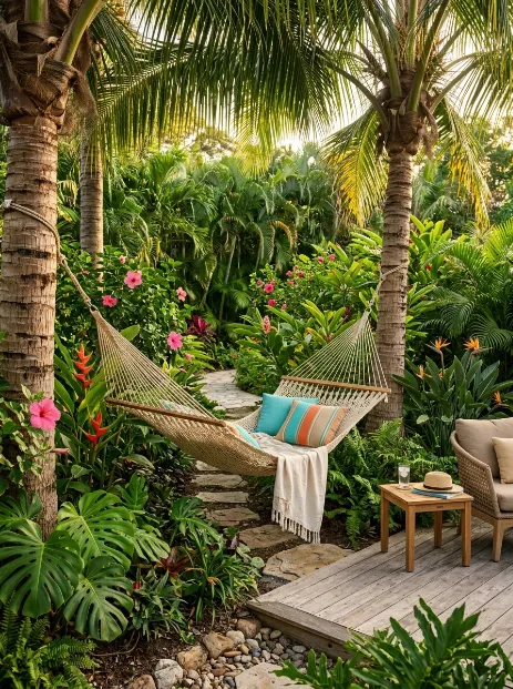 Install a hammock or swing chair