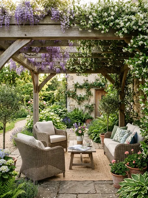 Install a pergola for shade and style