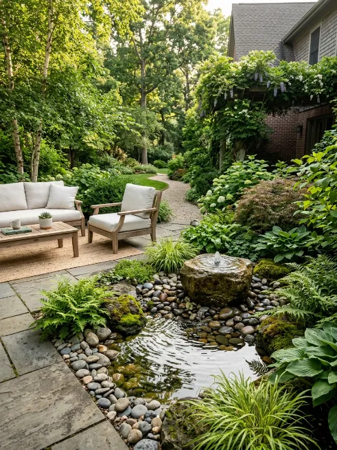 Install a water feature